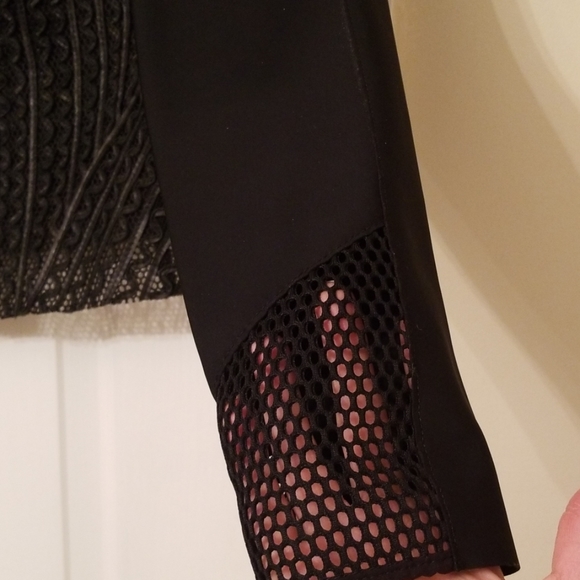 Elie Tahari Leather Ribbon Jacket - Picture 4 of 8